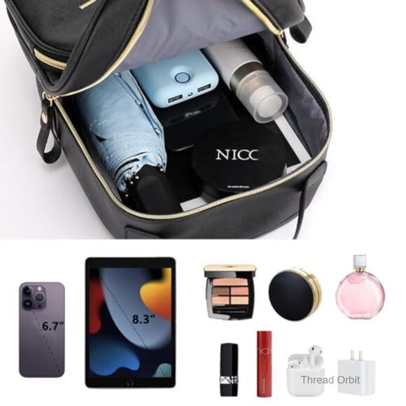 Mini Cat Backpack Purse Water-Resistant Polyester Adjustable Strap main image 7